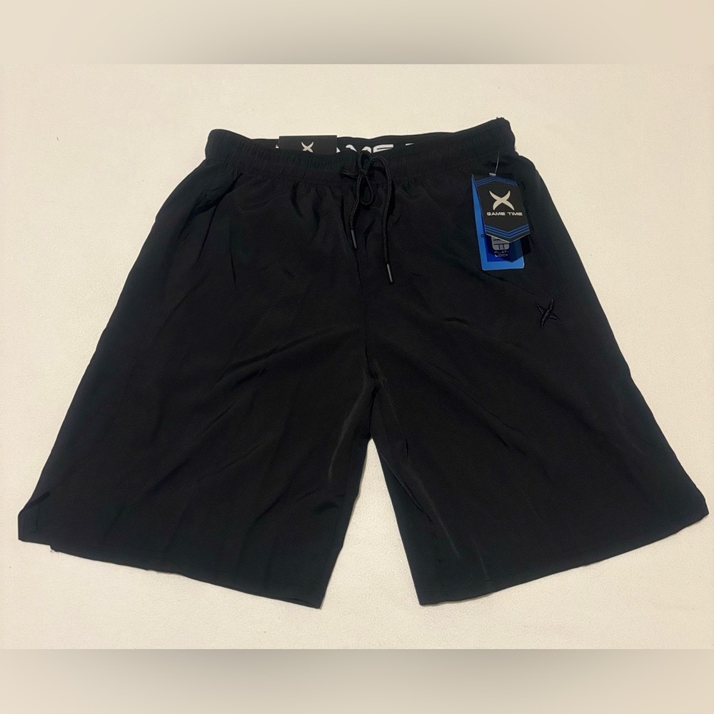 Game Time Black Athletic Shorts